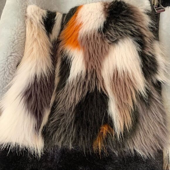 Urban Outfitters Patch Fur Animal Jacket SP - Picture 5 of 6